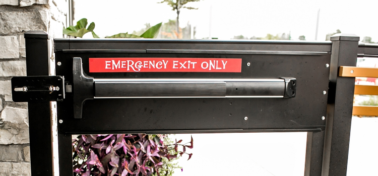 emergency push bar installation in Kentfield
